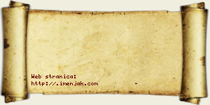 Brnča Denić vizit kartica